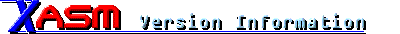 XAsm Version Information
